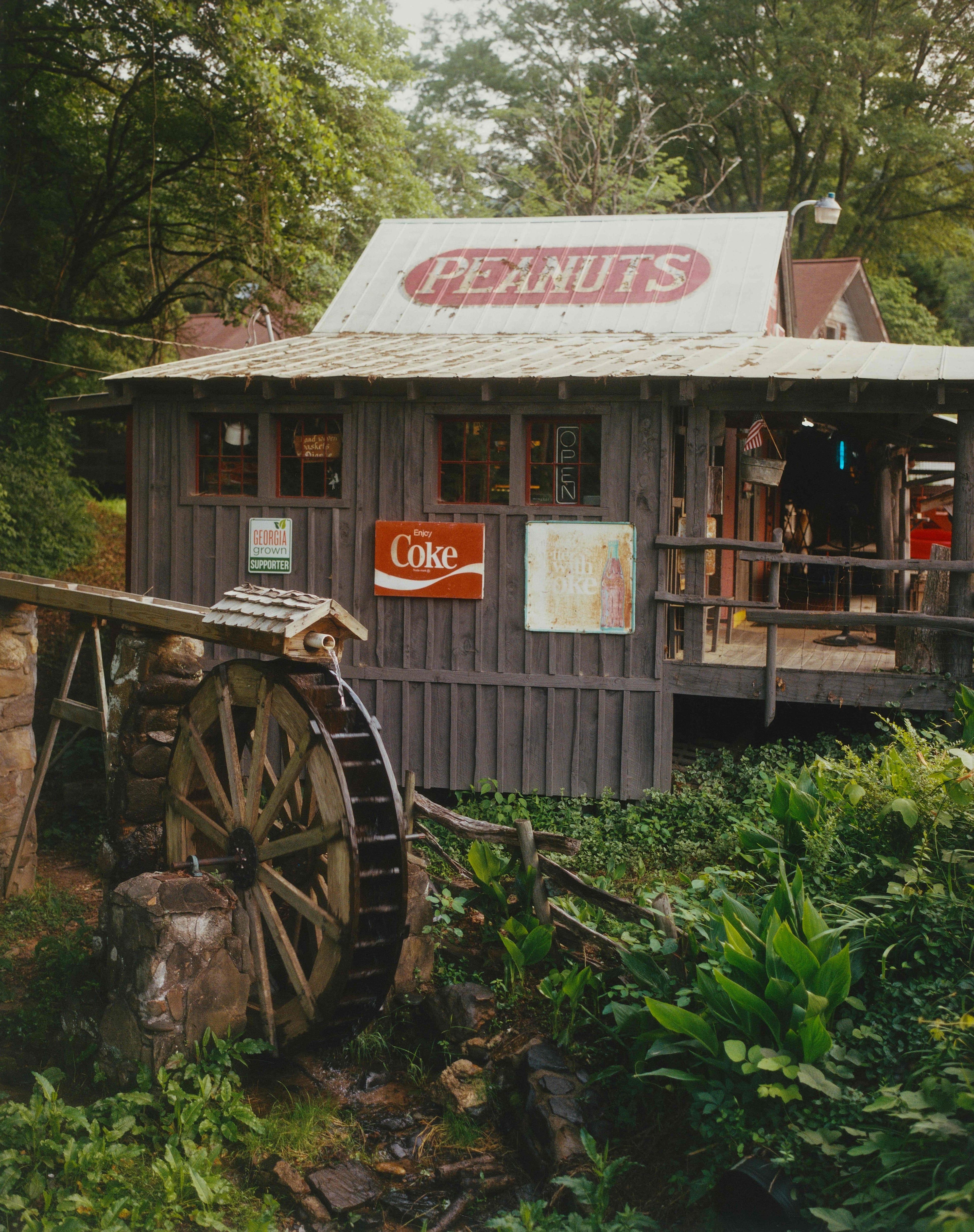 Fred's Famous Peanuts, an historic roadside store in Helen, Georgia